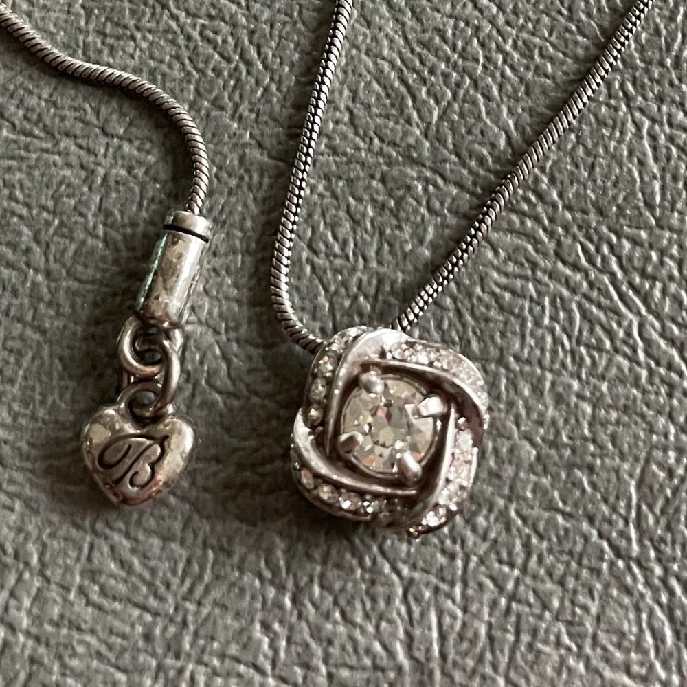 Brighton Eternity Knot Swarovski Crystal Necklace